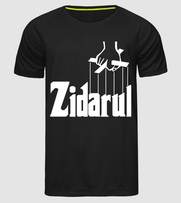 Zidarul model negru pe tricou