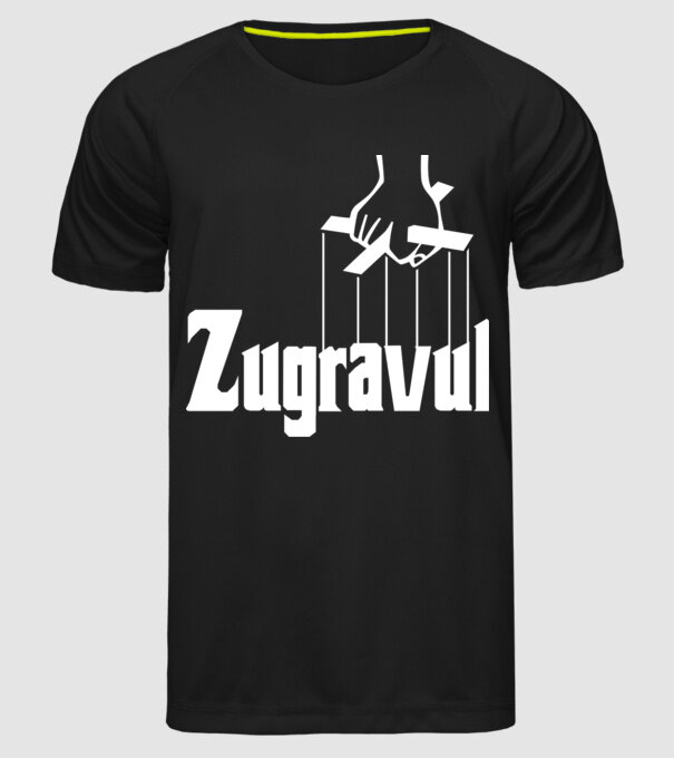 Zugravul model negru pe tricou
