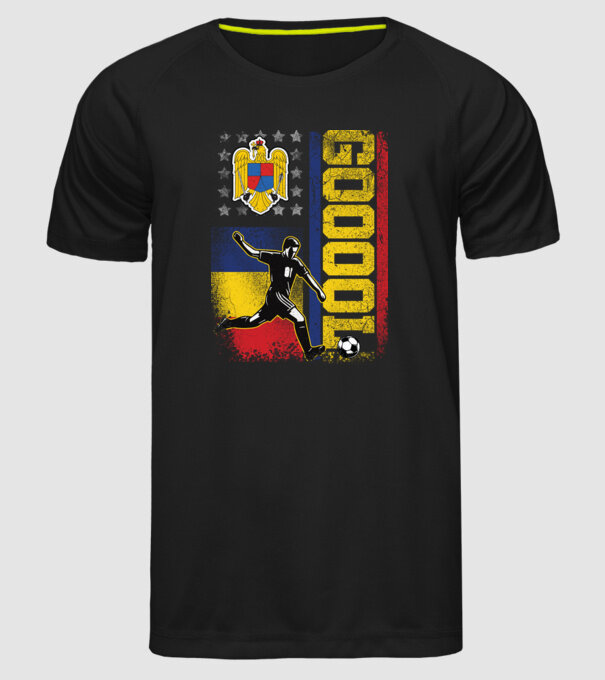 GOOOL model negru pe tricou