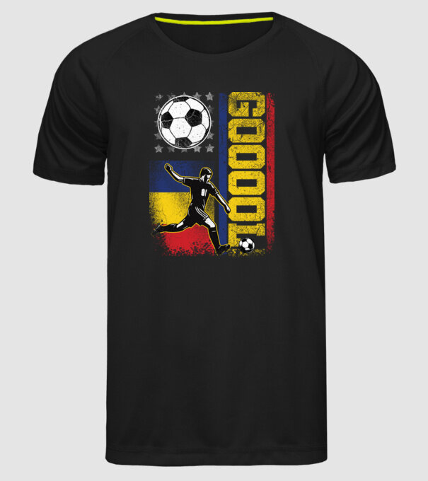 GOOOL model negru pe tricou