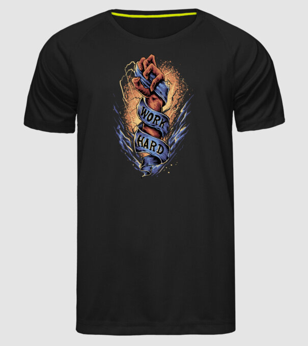 Graffiti model negru pe tricou