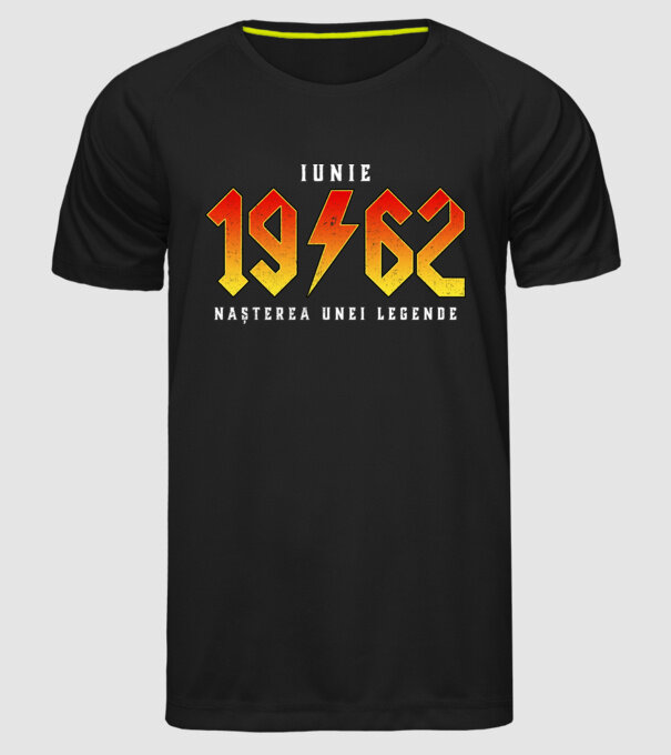 Iunie - 1962 - nașterea unei legende model negru pe tricou