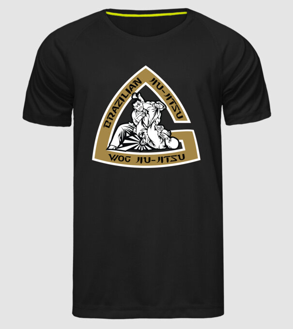 Jiu Jitsu model negru pe tricou