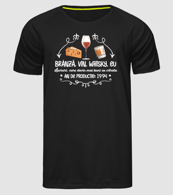 Lucruri, care devin mai buni cu vârsta 1994 30 de ani model negru pe tricou