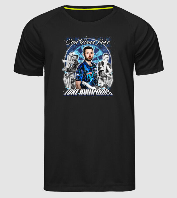 Luke Humphries Cool hand Luke model negru pe tricou