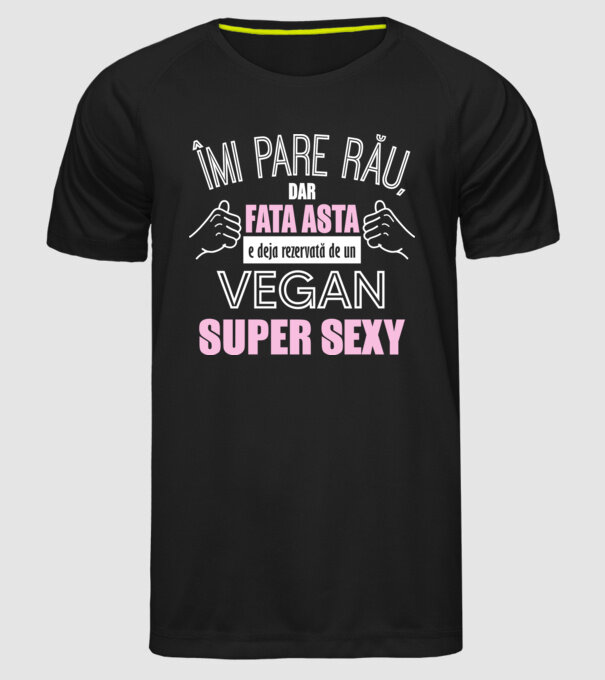 mi pare rău, dar fata asta e deja rezervată de un vegan super sexy model negru pe tricou