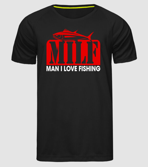 milf model negru pe tricou