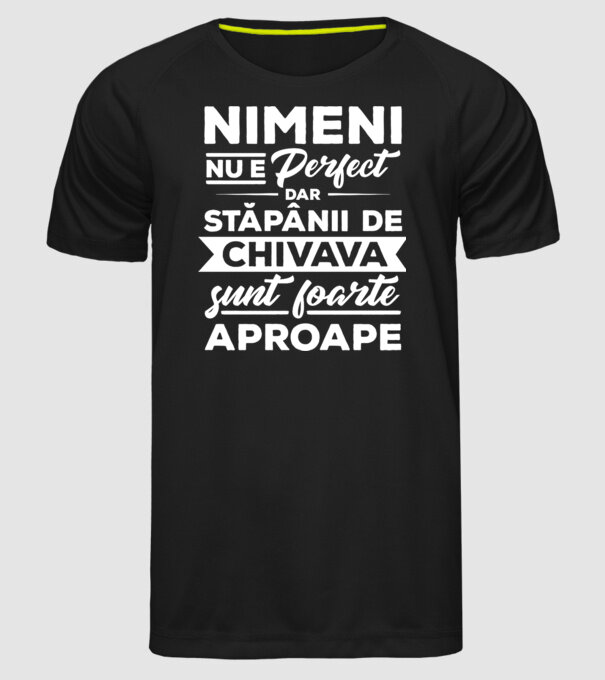 nimeni nu e perfect, dar stăpânii de chivava sunt foarte aproape model negru pe tricou