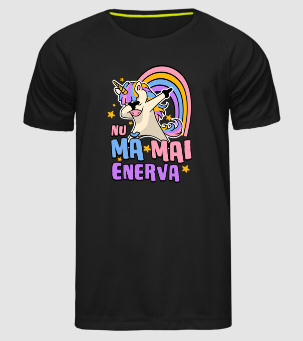 Nu mă mai enerva model negru pe tricou