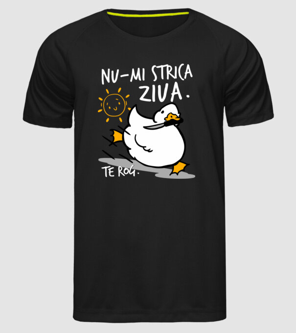 Nu-mi strica ziua. model negru pe tricou