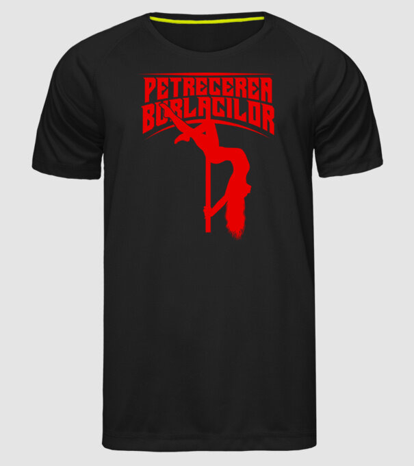 petrecerea burlacilor model negru pe tricou