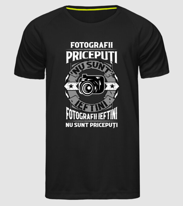fotografii pricepuți nu sunt ieftini, fotografii ieftini nu sunt pricepuți model negru pe tricou