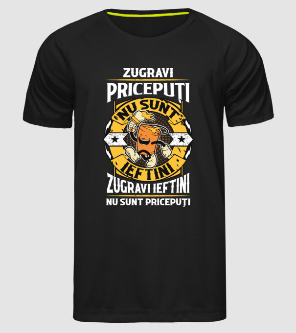 zugravii pricepuți nu sunt ieftini, zugravii ieftini nu sunt pricepuți model negru pe tricou