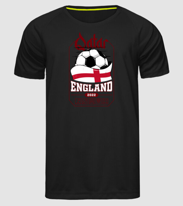 Qatar teams England model negru pe tricou