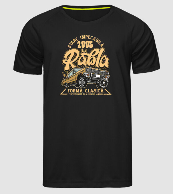 Rablă 2005 model negru pe tricou