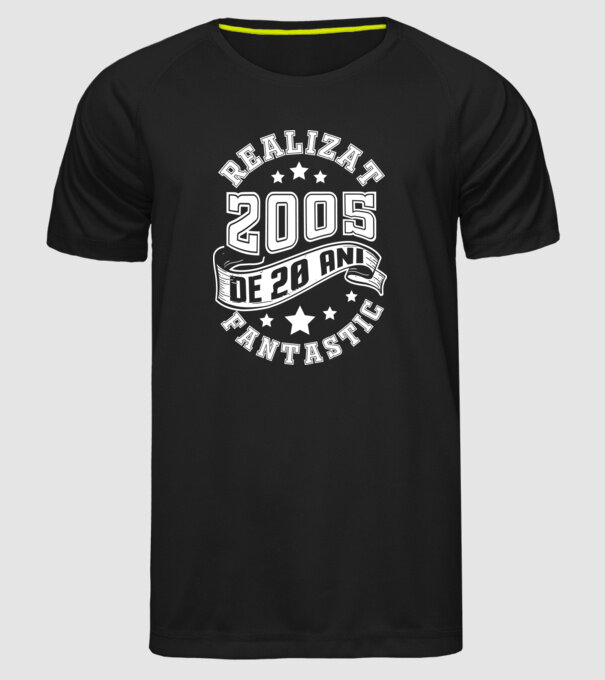 Realizat de fantastic - 2005 model negru pe tricou