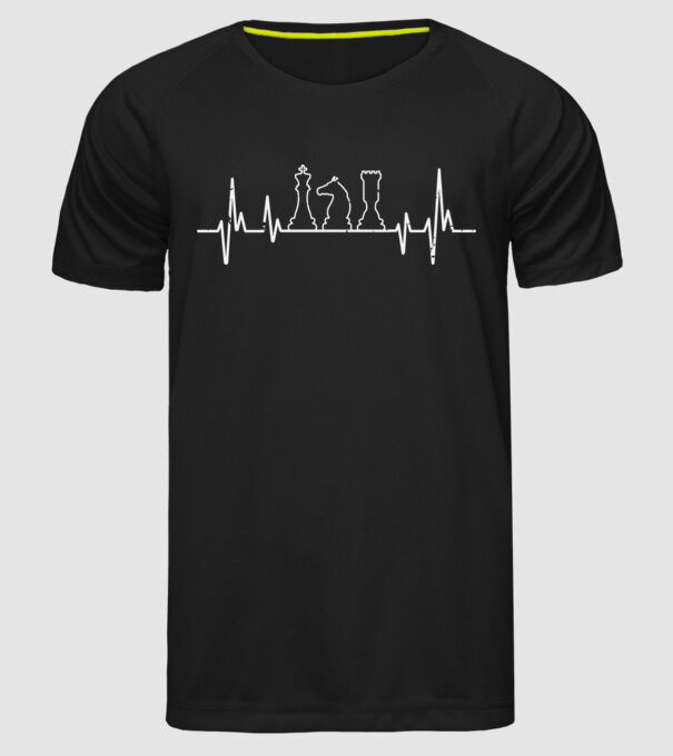 Șah model negru pe tricou