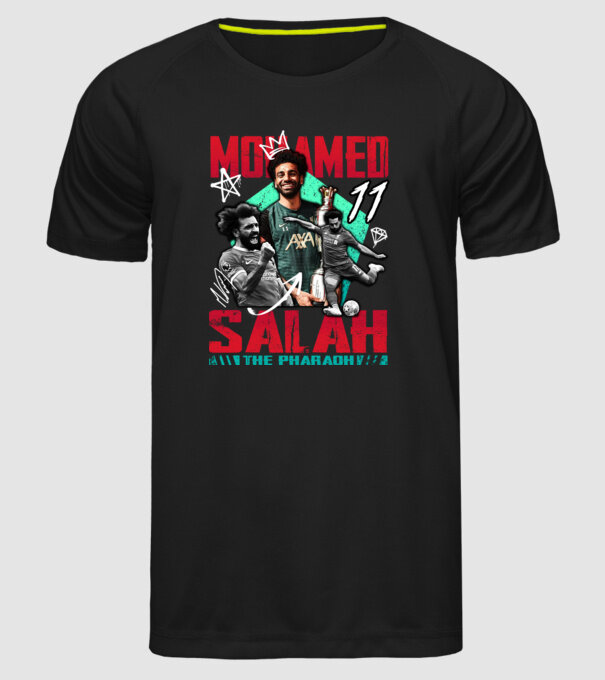 Salah tribute model negru pe tricou