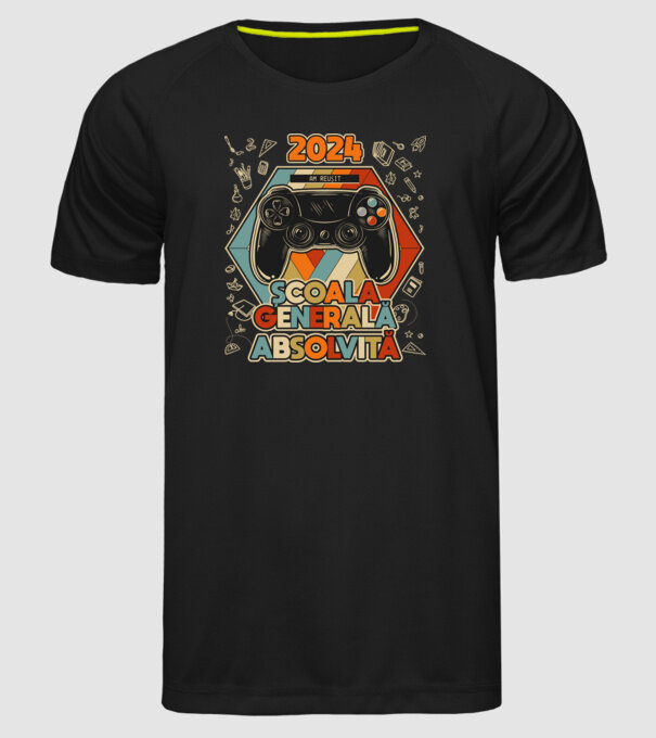 școala generală școala generală model negru pe tricou