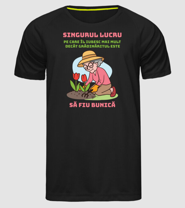 Singurul lucru model negru pe tricou