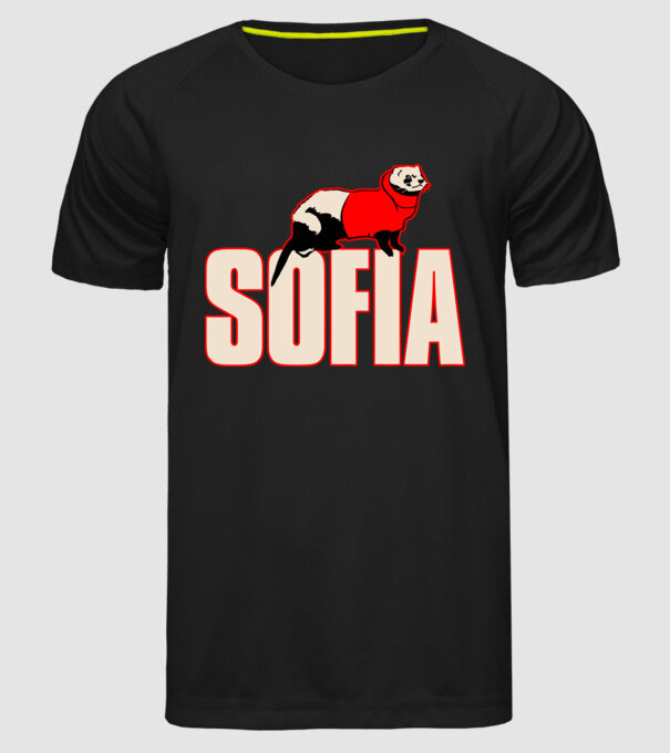 sofia la casa de papel model negru pe tricou