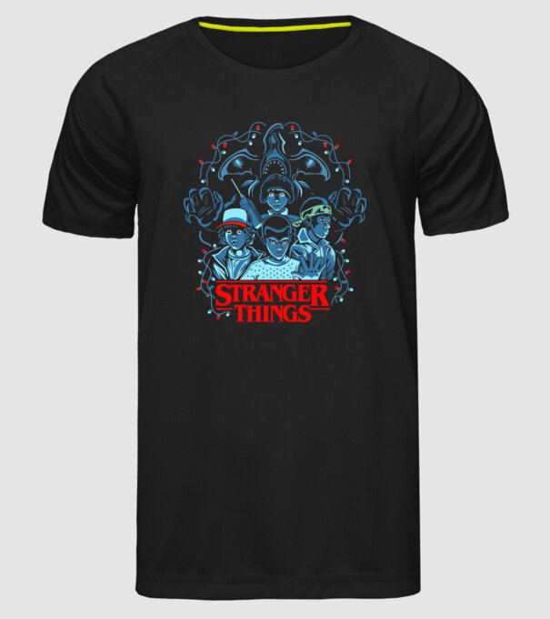ST model negru pe tricou