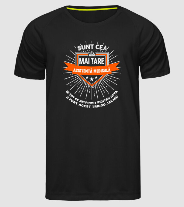 Sunt cea mai tare asistentă medicală și tot ce am primit pentru asta a fost acest tricou jalnic model negru pe tricou