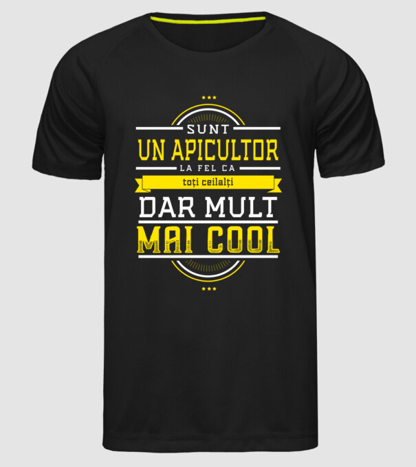 sunt un apicultor, la fel ca toți ceilalți, dar mult mai cool model negru pe tricou