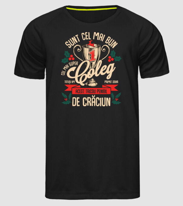 super coleg D1443687 model negru pe tricou