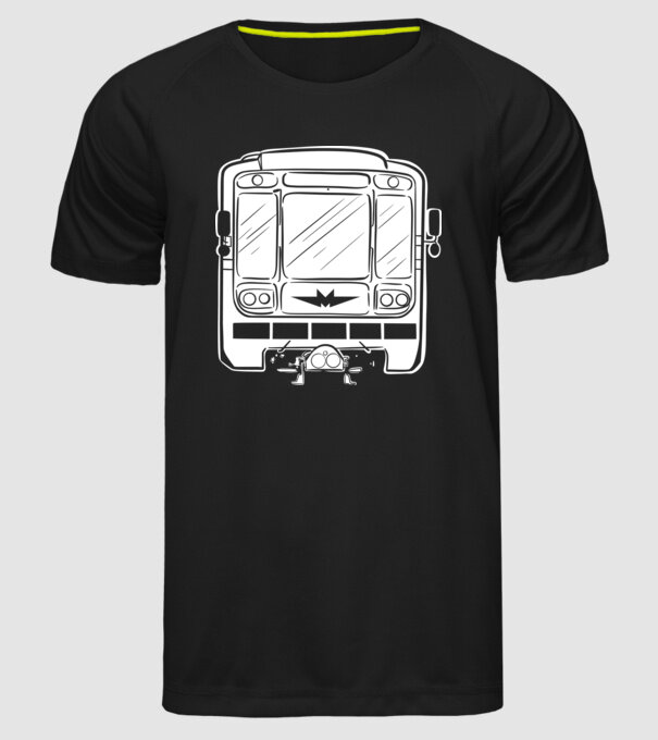 Trenuri model negru pe tricou