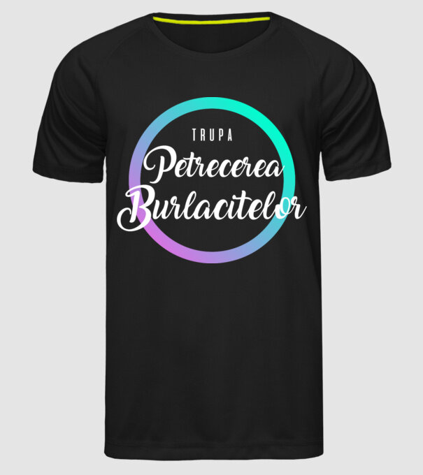 trupa petrecerea burlăcitelor model negru pe tricou