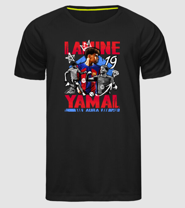 Yamal tribute model negru pe tricou