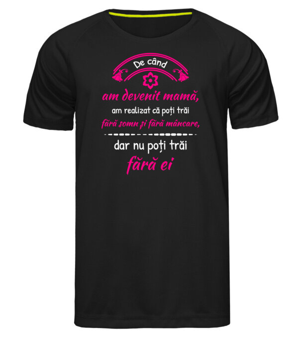  model  pe tricou