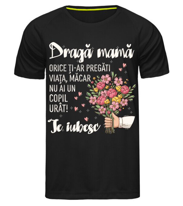  model  pe tricou