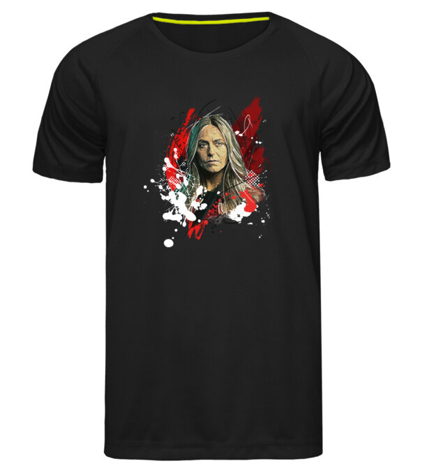  model  pe tricou