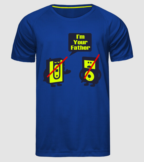 'I''m Your Father 1' model albastru regal pe tricou