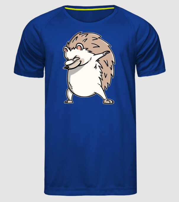 Arici DAB model albastru regal pe tricou