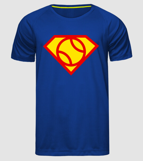 Supersportiv JUCĂTOR DE TENIS model albastru regal pe tricou