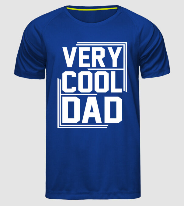 Very Cool Dad model albastru regal pe tricou