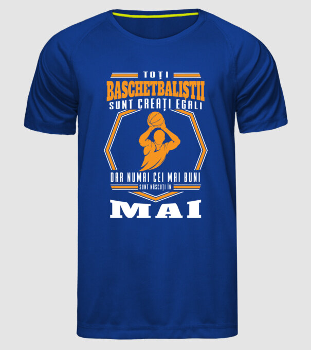 Toți baschetbaliștii sunt creați egali, dar numai cei mai buni sunt născuți în mai model albastru regal pe tricou