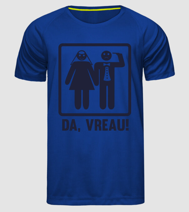 da, vreau model albastru regal pe tricou