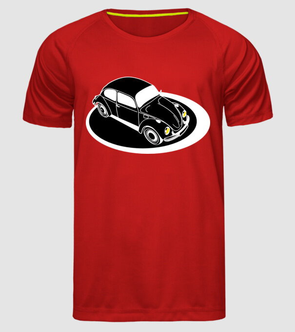 Insectă 3 culori model roșu pe tricou