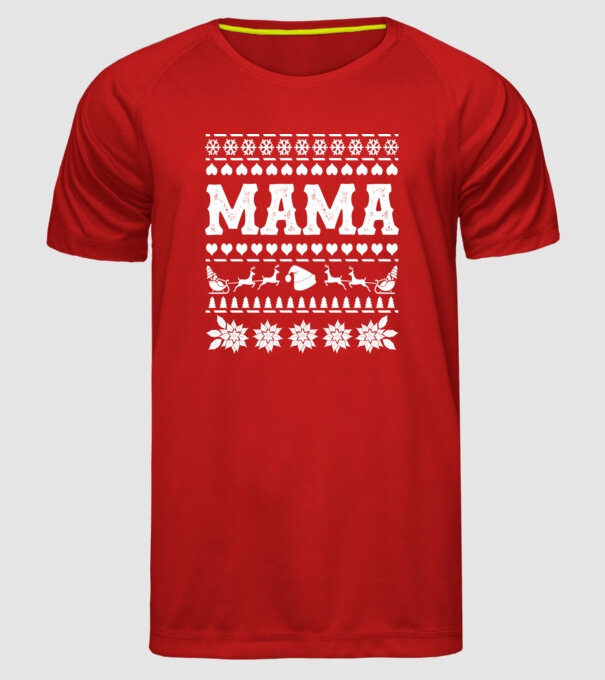 mama model roșu pe tricou