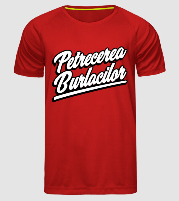 petrecerea burlacilor model roșu pe tricou