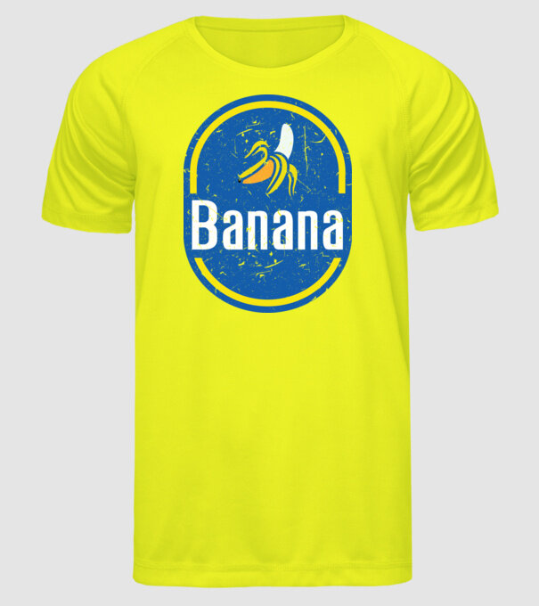 Banane carnaval model galben neon pe tricou