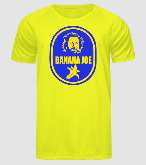 Banana Joe model galben neon pe tricou
