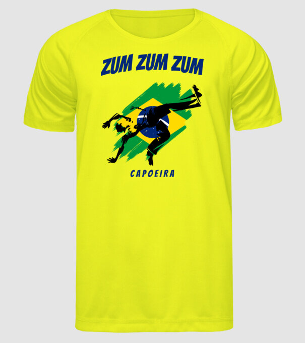ZUM ZUM ZUM model galben neon pe tricou