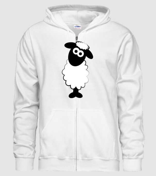 Mieluț model alb pe tricou