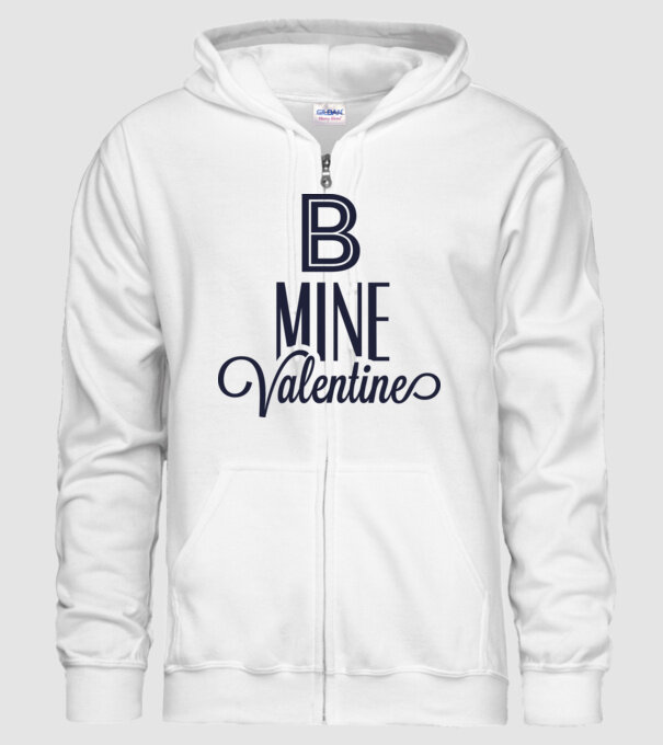 Be my Valentine! model alb pe tricou