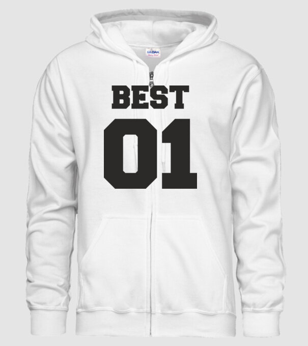 Best 01 model alb pe tricou